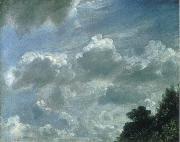 John Constable Study of Clouds at Hampstead painting